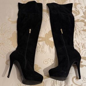 Elegant Black Over-The-Knee Women's Boots